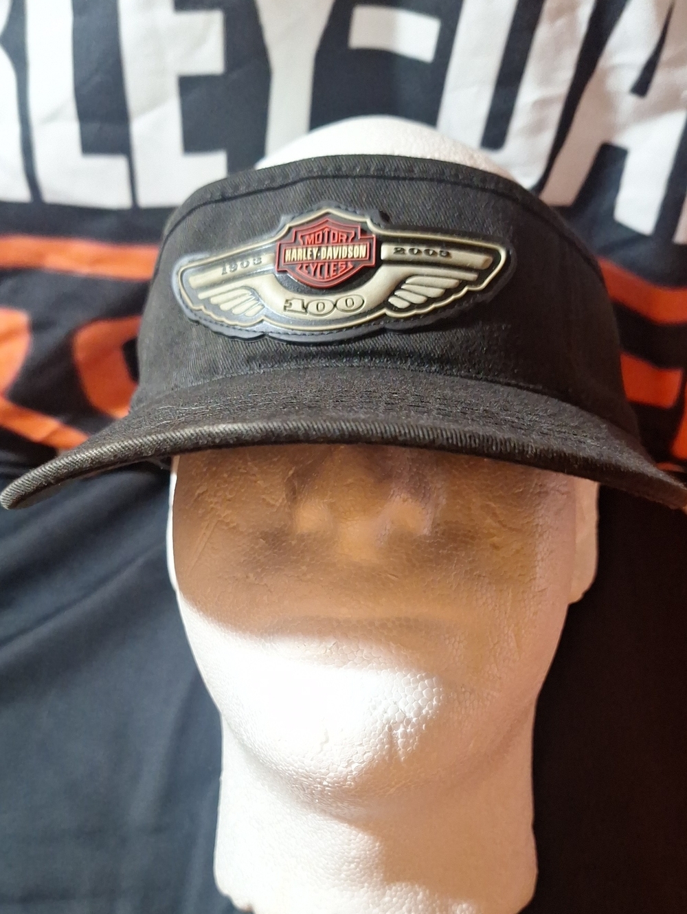 Vintage 100th Anniversary Harley Davidson Visor Made in the USA